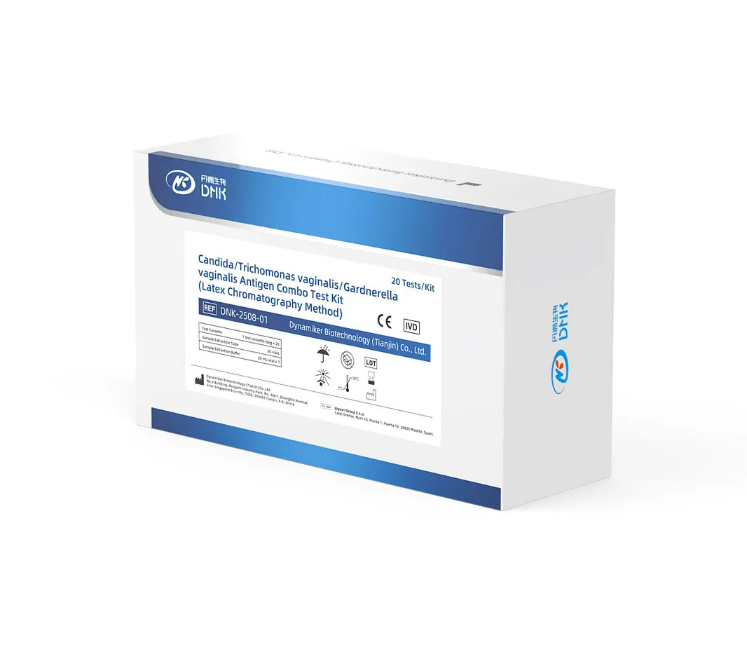 عدة اختبار مركبة لمستضدات Candida وTrichomonas Vaginalis وGardnerella Vaginalis - طريقة الكروماتوغرافيا اللاتكس - OEM