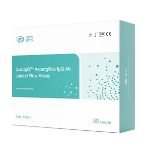 اختبار التدفق الجانبي QuicIgG للكشف عن الأجسام المضادة IgG لفطر الرشاشيات (Aspergillus)
